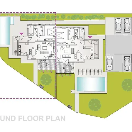 Complex Of 2 Banjole-olivia With 2 Private Pools For Up To 20 Persons Only 200m From The - Wiibuk * Banjole